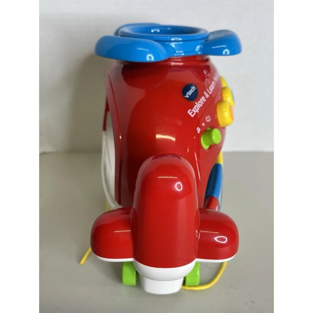 VTech Explore and Learn Helicopter Sounds, ABCs, Colors & Counting - Works!